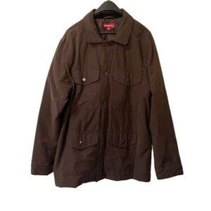 Merona Men’s Jacket Dark Brown XL Pockets